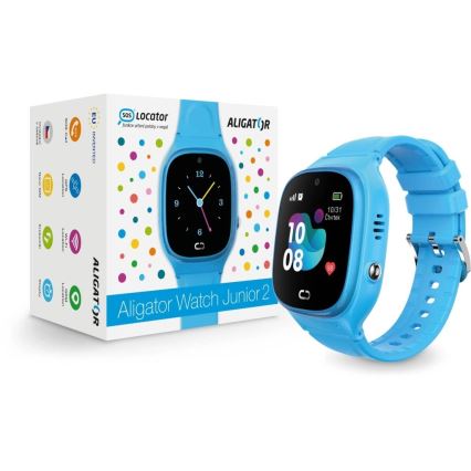 Aligator AW11BE - pametna ura Watch Junior 2 450 mAh IP67 Wi-Fi modra