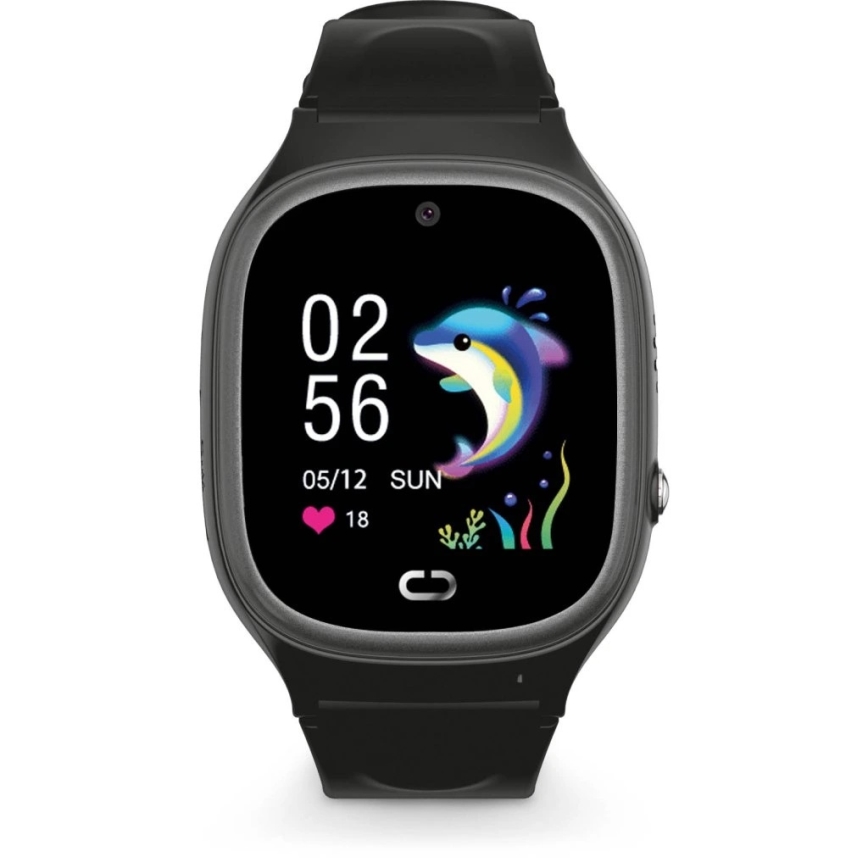 Aligator AW11BK - Pametna ura Watch Junior 2 450 mAh IP67 Wi-Fi črna