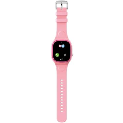 Aligator AW11PK - Pametna ura Watch Junior 2 450 mAh IP67 Wi-Fi rožnata
