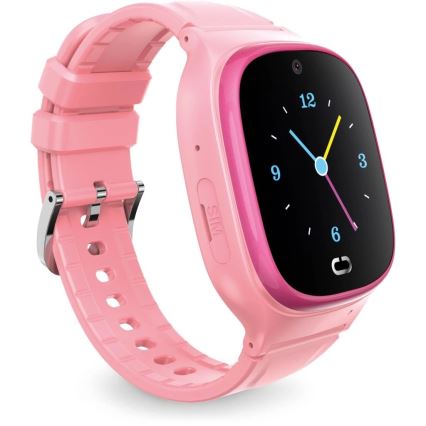 Aligator AW11PK - Pametna ura Watch Junior 2 450 mAh IP67 Wi-Fi rožnata