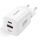 Aligator CHPD0020 - Hitri polnilec GaN Power Delivery 33W USB-A + USB-C bela