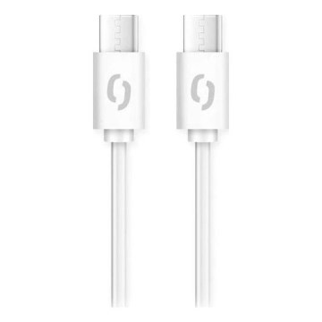 Aligator DATKP47 - USB kabel USB-C / USB-C 100W Power Delivery 1,5m bela