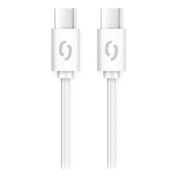 Aligator DATKP49 - USB kabel USB-C / USB-C 65W Power Delivery 1,5m bela