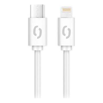 Aligator DATKP61 - USB kabel USB-C / Lightning, 30 W Power Delivery, 2,5 m, bel