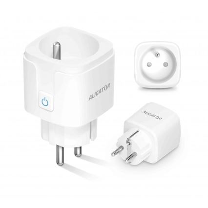 Aligator WAL001 - Pametna vtičnica 3680W/230V/Tip E/16A Wi-Fi Tuya