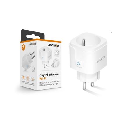 Aligator WAL001 - Pametna vtičnica 3680W/230V/Tip E/16A Wi-Fi Tuya