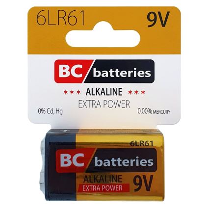 Alkalna baterija 6LR61 EXTRA POWER 9V