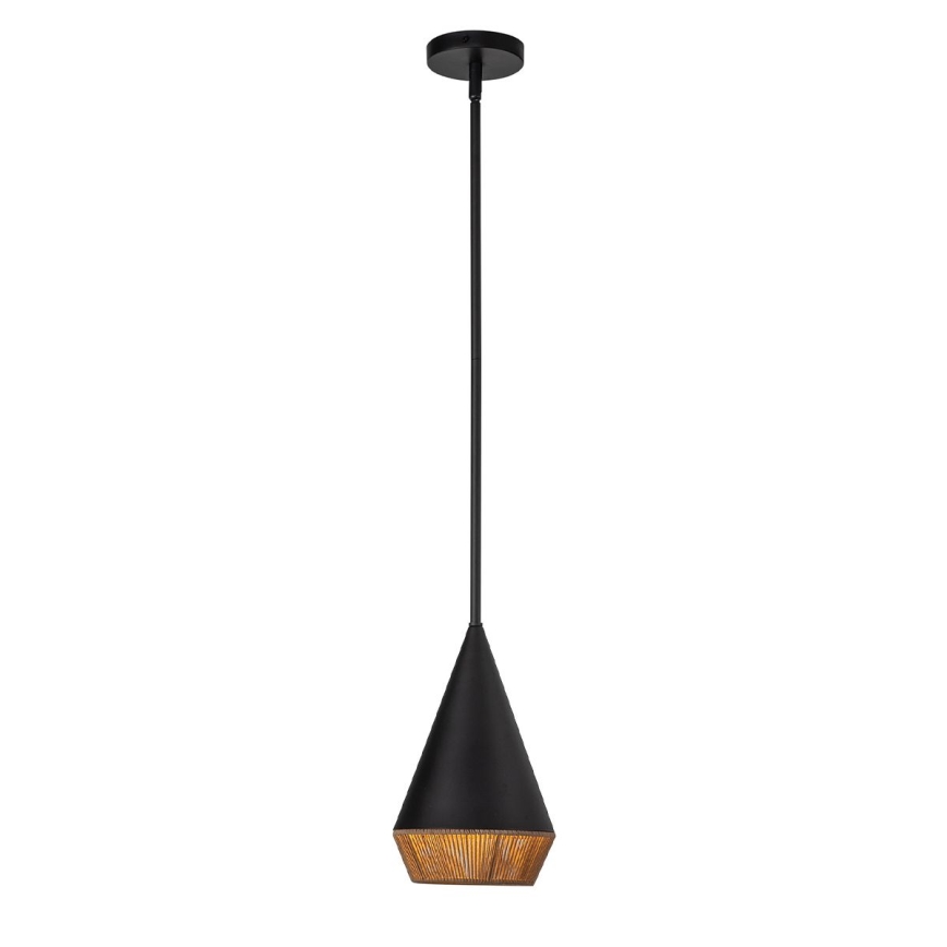 Alora Mood - Lestenec na drogu DAPHNE 1xE27/60W/230V premer 18,1 cm črna/rjava