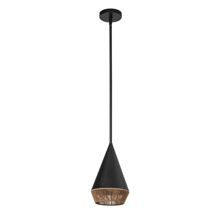 Alora Mood - Lestenec na drogu DAPHNE 1xE27/60W/230V premer 18,1 cm črna/rjava