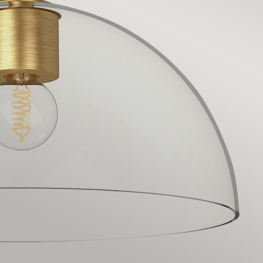 Alora Mood - Stropna svetilka JUDE 1xE27/60W/230V pr. 30,5 cm medenina