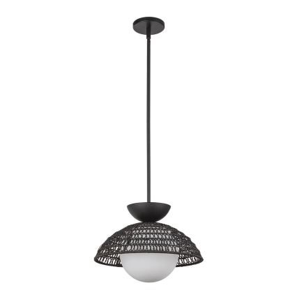 Alora Mood - lestenec na drogu PERTH 1xE27/60W/230V premer 37,5 cm črna