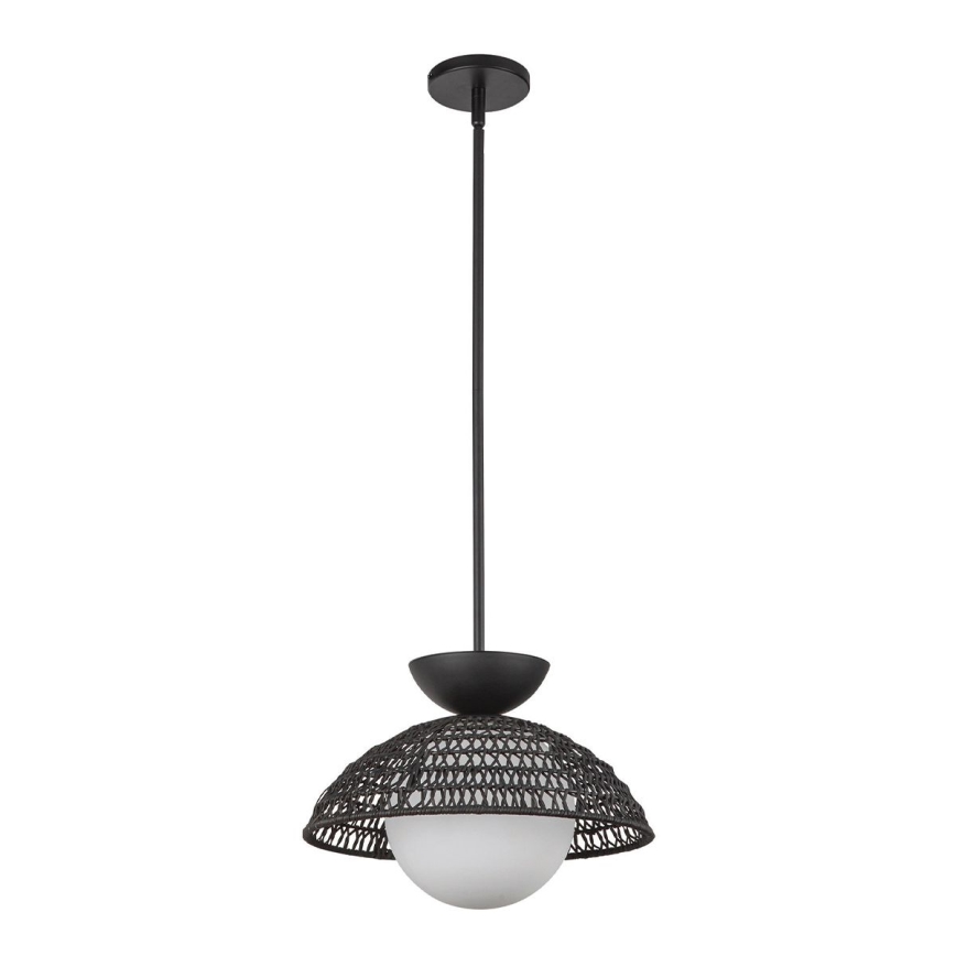 Alora Mood - lestenec na drogu PERTH 1xE27/60W/230V premer 37,5 cm črna