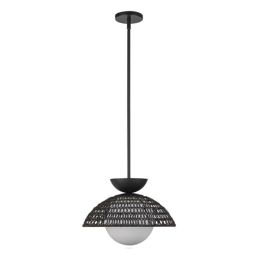 Alora Mood - lestenec na drogu PERTH 1xE27/60W/230V premer 37,5 cm črna