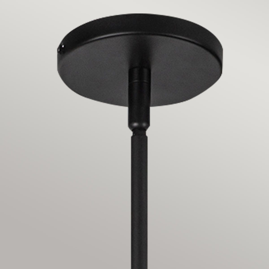 Alora Mood - lestenec na drogu PERTH 1xE27/60W/230V premer 37,5 cm črna