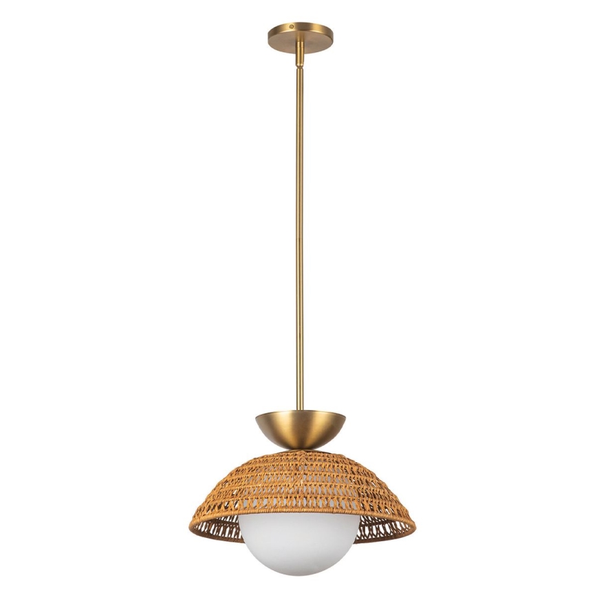Alora Mood - Lestenec na drogu PERTH 1xE27/60W/230V premer 37,5 cm zlate barve