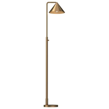 Alora Mood - Stoječa svetilka REMYCK 1xE27/60W/230V v zlati barvi
