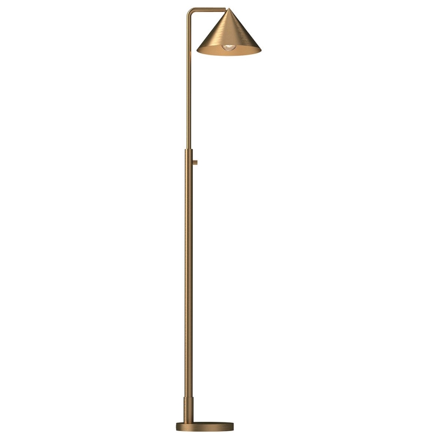 Alora Mood - Stoječa svetilka REMYCK 1xE27/60W/230V v zlati barvi