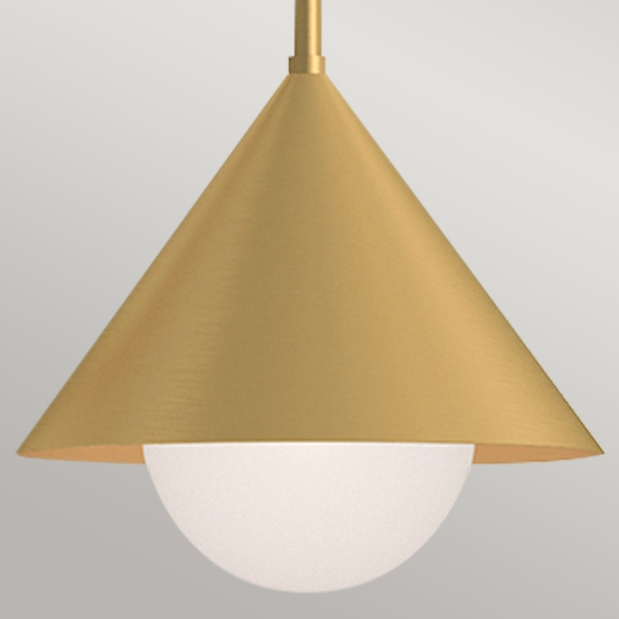 Alora Mood - Lestenec na palici REMYCK 3xE27/60W/230V zlate barve