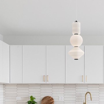 Alora Mood - LED lestenec na kablu BIJOU LED/20W/230V 3000K črna