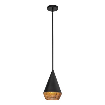 Alora Mood - Lestenec na drogu DAPHNE 1xE27/60W/230V premer 18,1 cm črna/rjava
