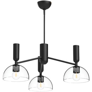 Alora Mood - Lestenec na drogu JUDE 3xE27/60W/230V črna