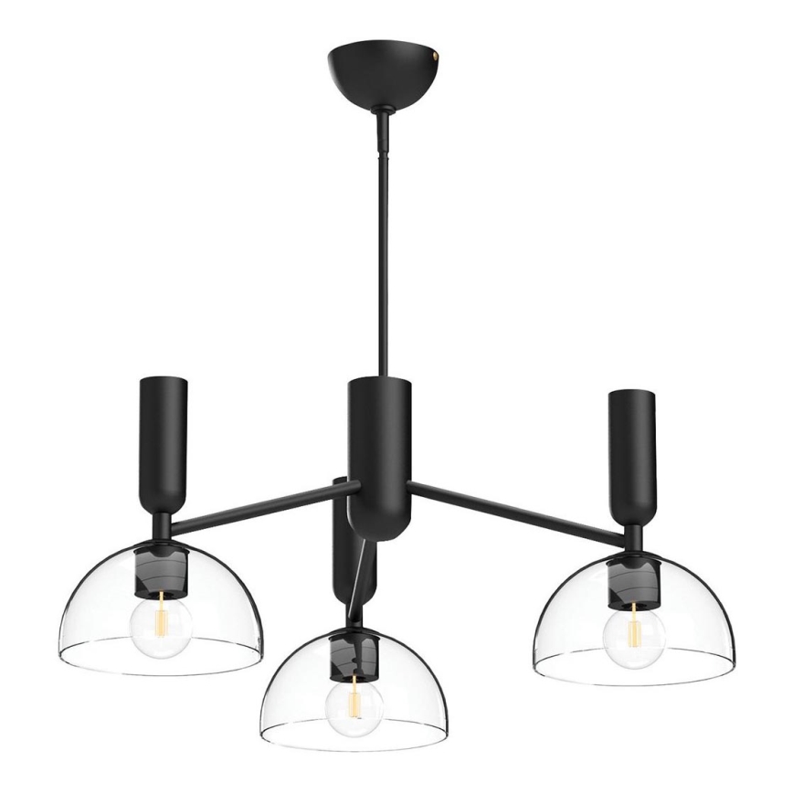 Alora Mood - Lestenec na drogu JUDE 3xE27/60W/230V črna