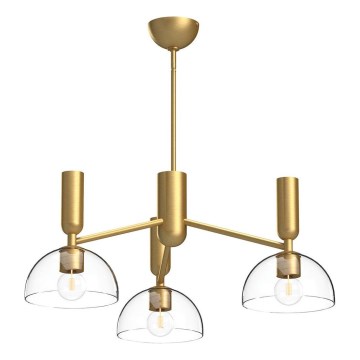 Alora Mood - Lestenec na drogu JUDE 3xE27/60W/230V pr. 96,8 cm medenina