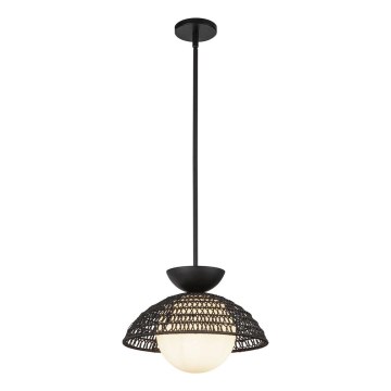 Alora Mood - lestenec na drogu PERTH 1xE27/60W/230V premer 37,5 cm črna