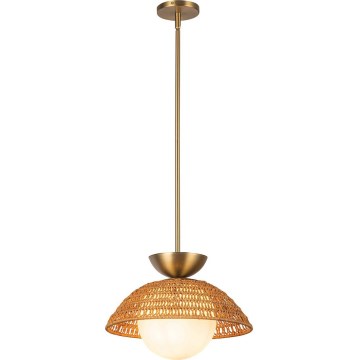 Alora Mood - Lestenec na drogu PERTH 1xE27/60W/230V premer 37,5 cm zlate barve