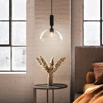 Alora Mood - Stropna svetilka na palici JUDE 1xE27/60W/230V črna