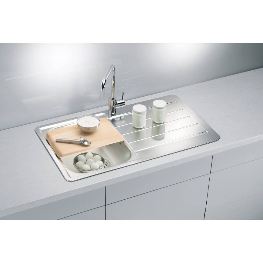 ALVEUS 1065560 - Kuhinjsko korito LINE 86x50 cm mat jeklo/saten