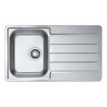 ALVEUS 1065560 - Pomivalno korito LINE 86x50 cm nerjavno jeklo/satinirano