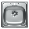 ALVEUS 1074634 - Kuhinjski pomivalnik ALLUX 48x48 cm nerjavno jeklo/saten