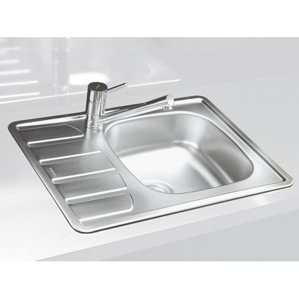 ALVEUS 1098940 - Kuhinjsko korito ZOOM 61,5x50 cm satin, za zgornjo montažo