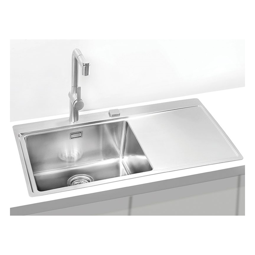 ALVEUS 1103652 - Kuhinjsko korito PURE 86x52,5 cm satin, levo