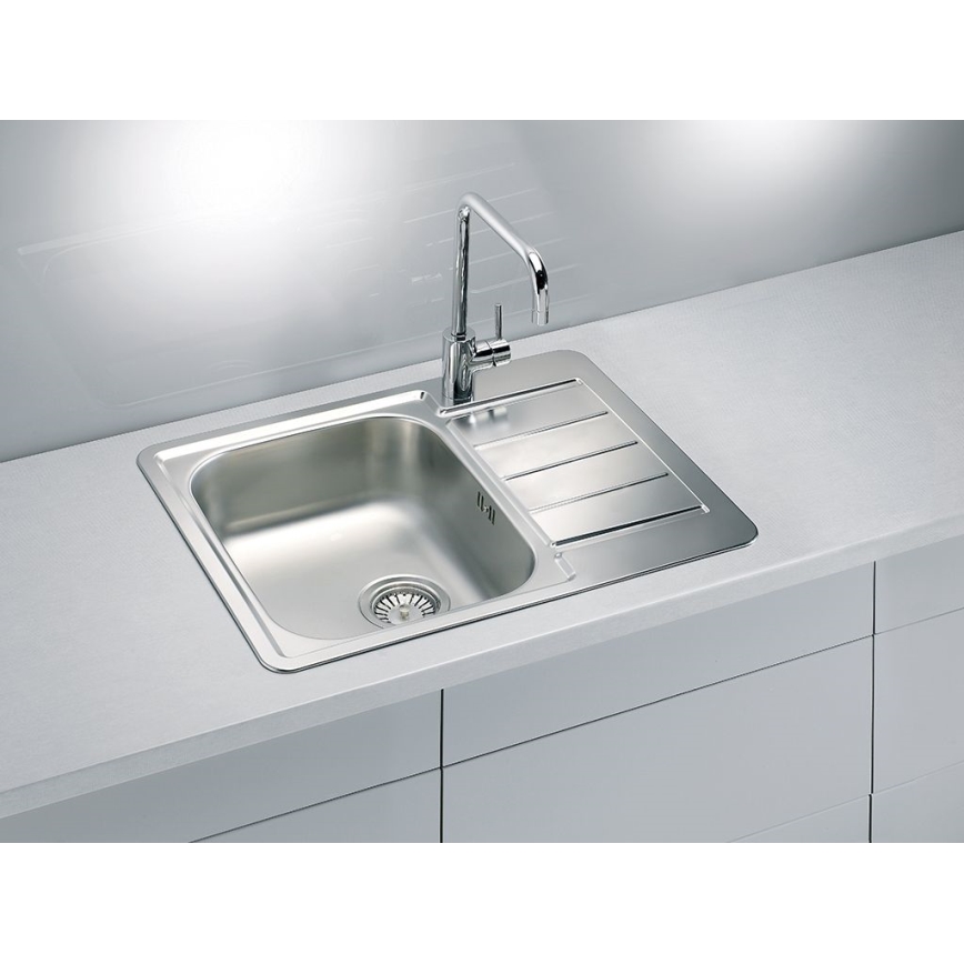 ALVEUS 1125356 - Kuhinjsko korito LINE 61,5x50 cm mat jeklo/saten