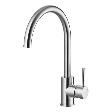 ALVEUS 1129028 - Pipa za umivalnik ELZA 35,1 cm brušena jeklo