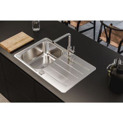 ALVEUS 1136608 - Kuhinjsko korito LINE 79×50 cm, nerjaveče jeklo (satinirano), brez ekscentra