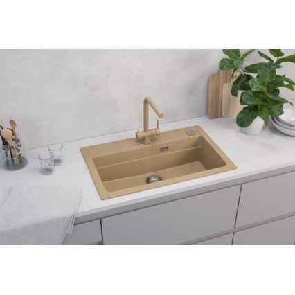 ALVEUS 1140445 - Kuhinjsko korito ATROX 79x50 cm granit/bež