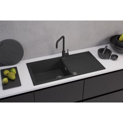 ALVEUS 1140598 - Kuhinjsko korito CADIT 100x50 cm granit/črna