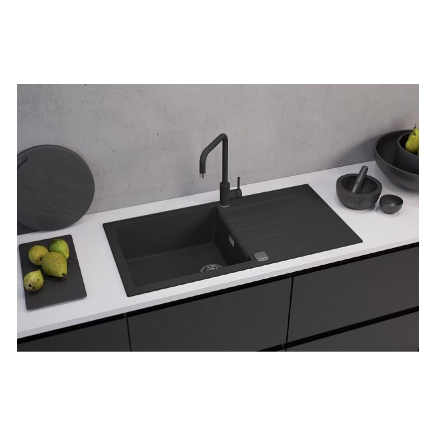 ALVEUS 1140598 - Kuhinjsko korito CADIT 100x50 cm granit/črna