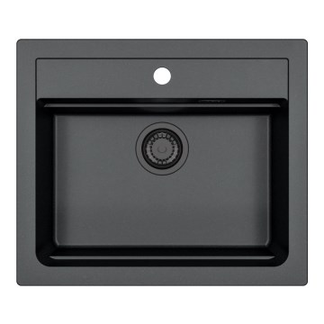 ALVEUS 1148162 - Kuhinjsko korito ATROX 59x50 cm granit/črna