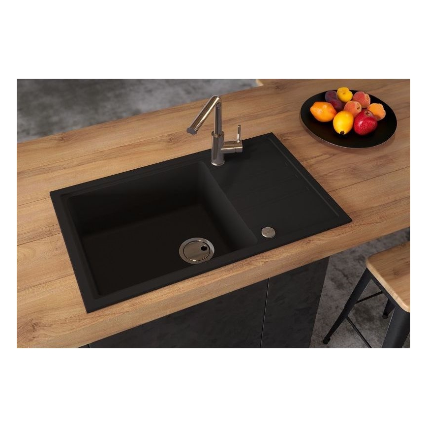 ALVEUS 1149117 - Kuhinjsko korito INTERMEZZO 78x48 cm granit/črna
