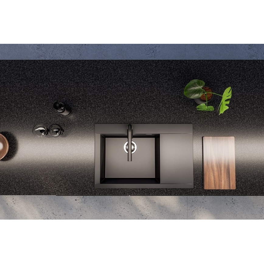 ALVEUS 1149304 - Pomivalno korito PURE 79x51,5 cm granit/črna