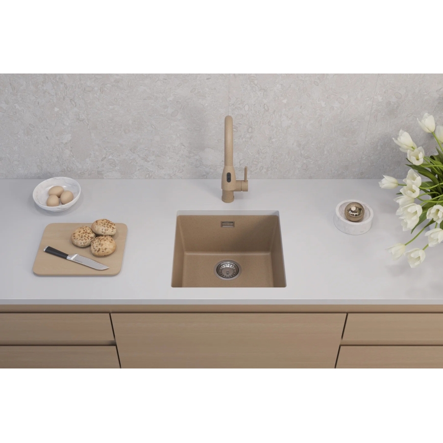 ALVEUS 1150047 - Kuhinjsko korito OMNI 45x45 cm granit/bež