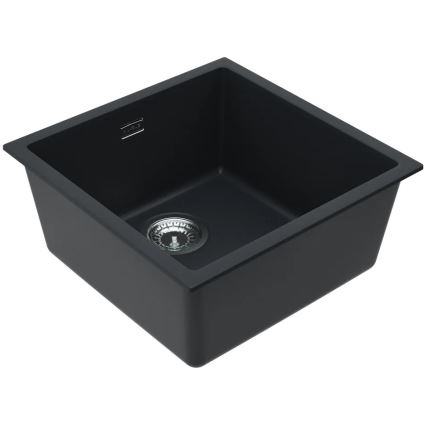 ALVEUS 1150048 - Kuhinjsko pomivalno korito OMNI 45x45 cm granit/črna
