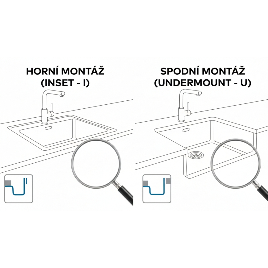 ALVEUS 1150057 - Kuhinjski pomivalnik OMNI 55x45 cm granit/črna