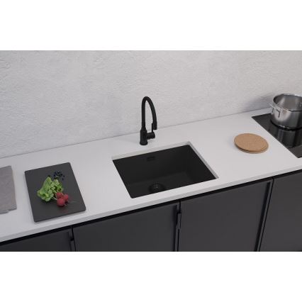 ALVEUS 1150057 - Kuhinjsko korito OMNI 55x45 cm granit/črna