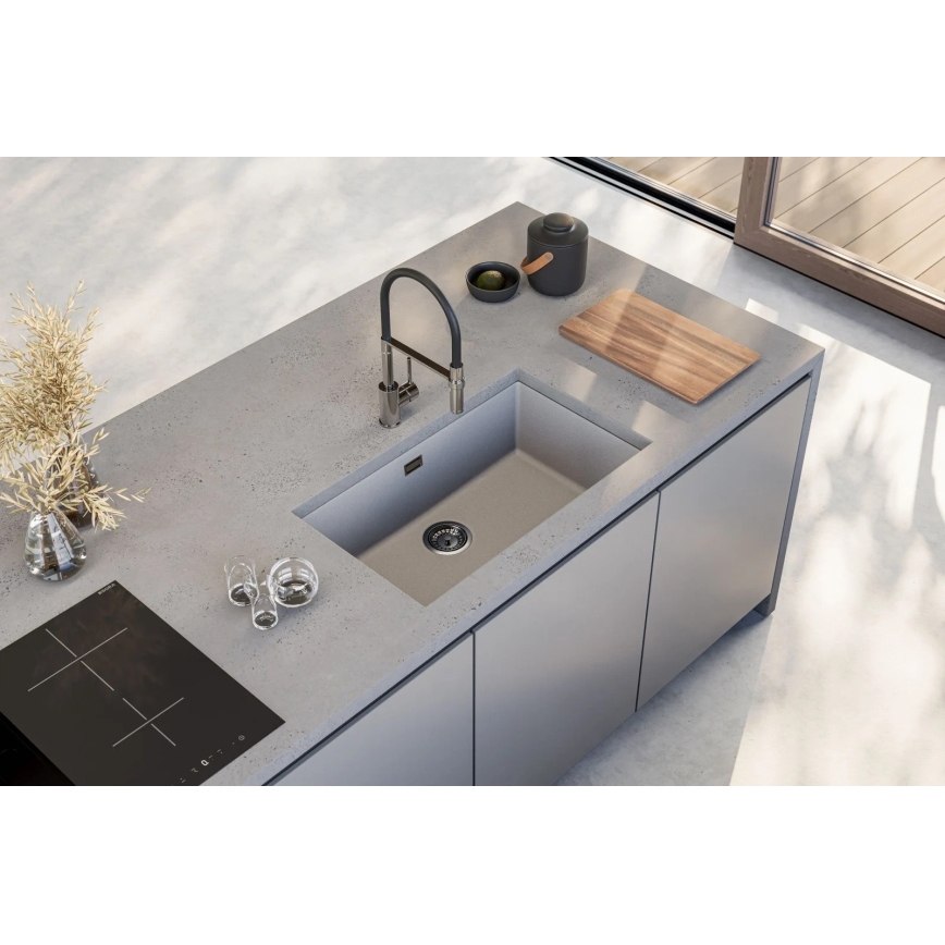 ALVEUS 1150058 - Kuhinjsko korito OMNI 75x45 cm granit/bela