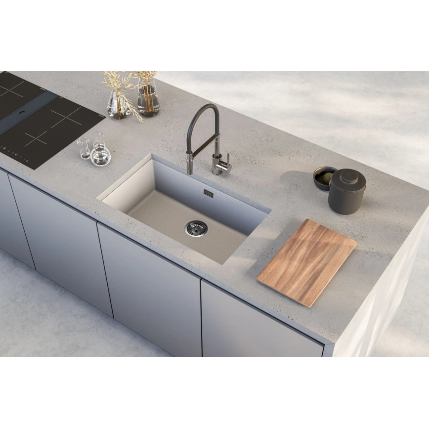ALVEUS 1150058 - Kuhinjsko korito OMNI 75x45 cm granit/bela